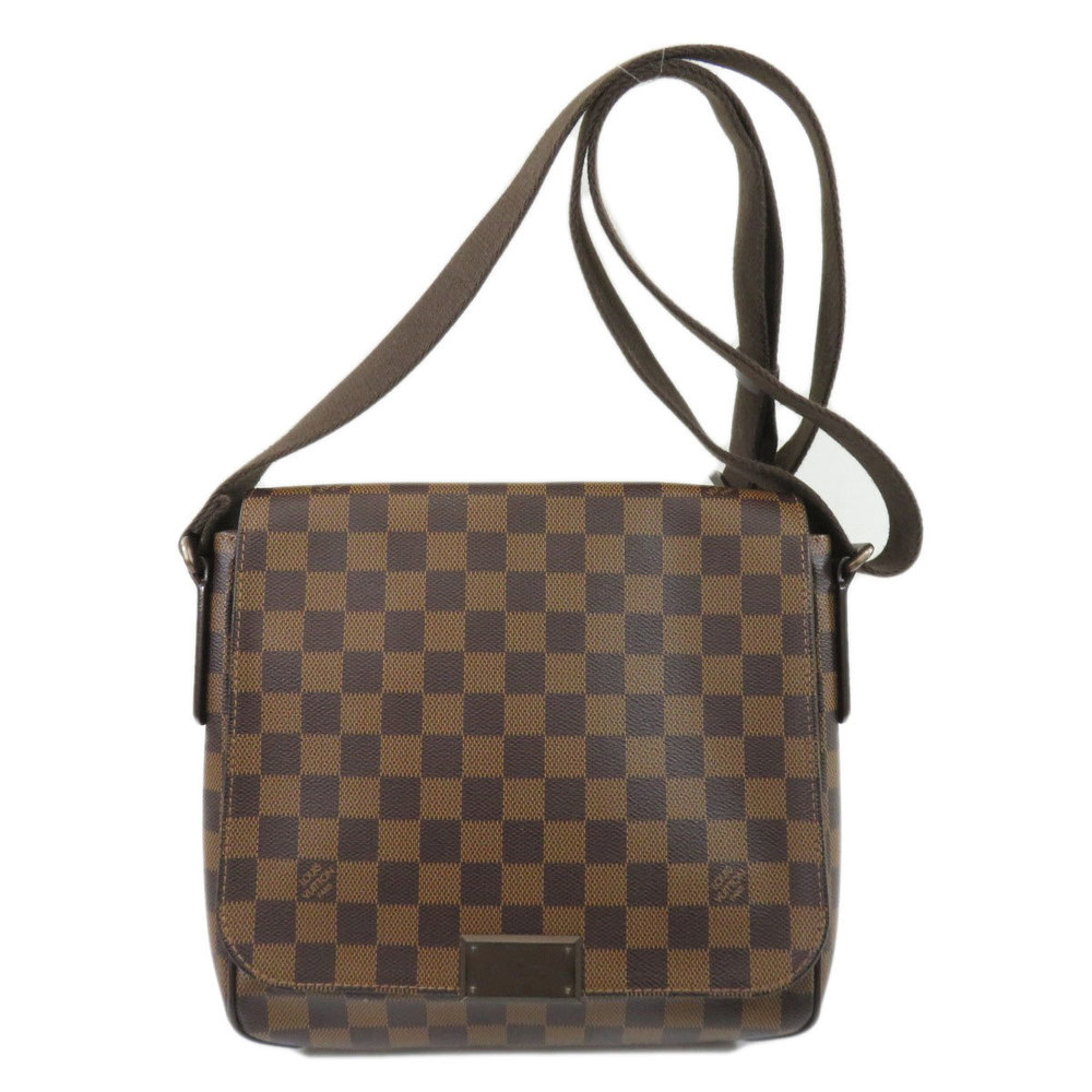 Louis Vuitton District PM Damier Ebene Shoulder Bag Damier Canvas